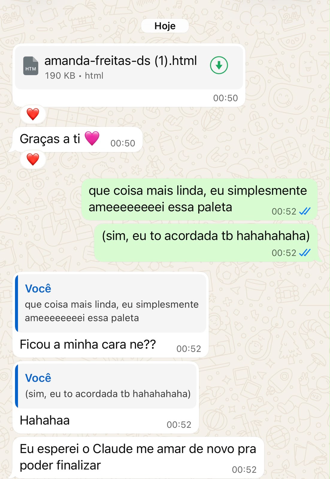Depoimento de aluna — landing page entregue pela manhã